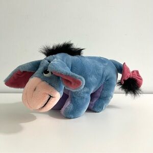 Vintage 1997 Eeyore Tail Twisting Plush Toy